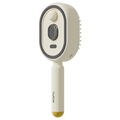Electric Mist Hair Care Comb with Red Light and Self-Cleaning