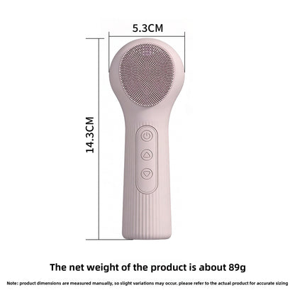 Temperature Sensing Silicone Facial Cleansing Brush